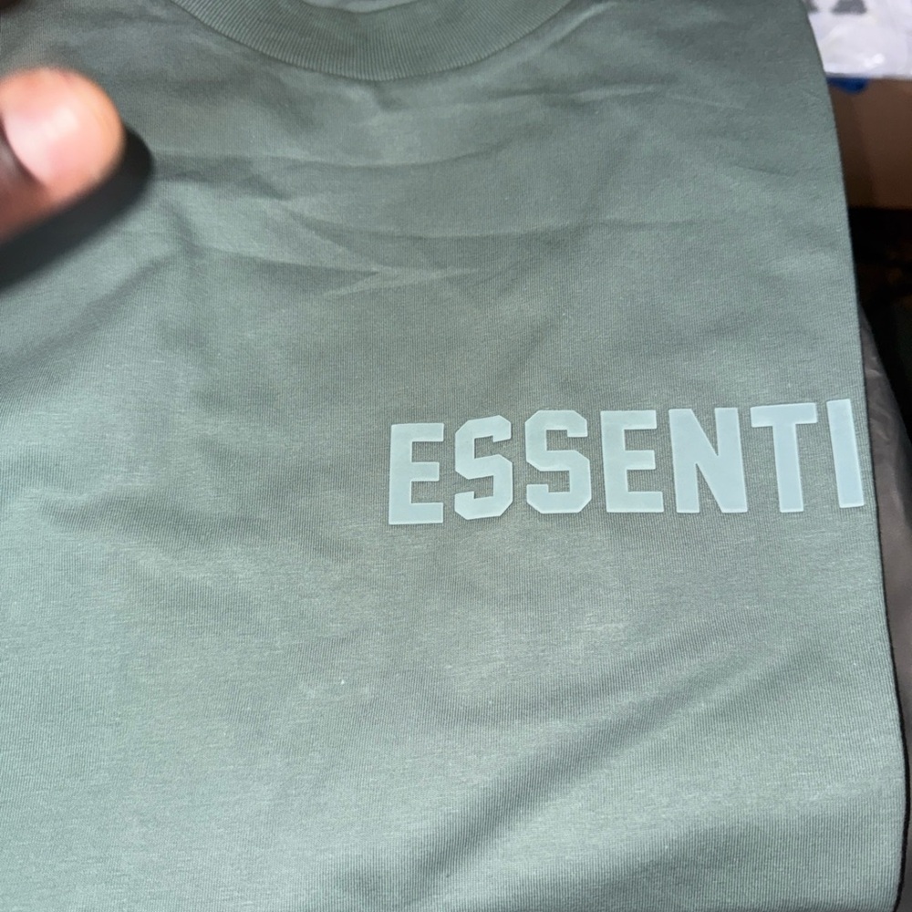 Essentials Mint Green Crewneck Tee